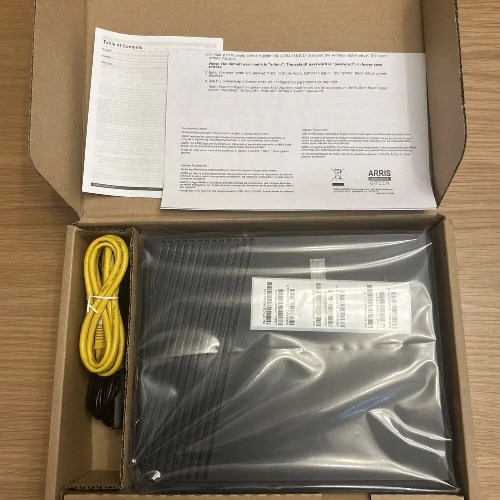 ARRIS DG2470 Dual Band Wireless DOCSIS 3.0 Cable Modem WIFI Router w/ Pwr Cord - Picture 3 of 8
